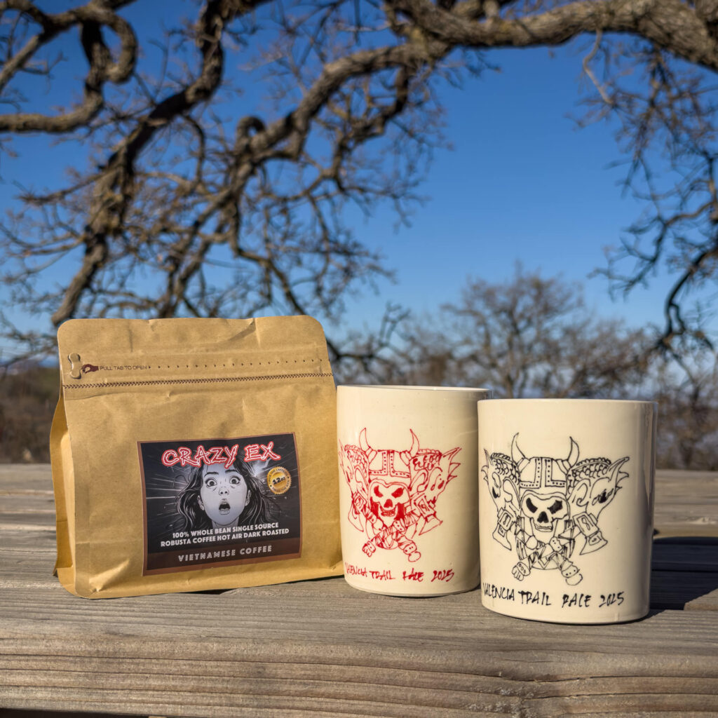 2025 VALENCIA Trail Race Mugs with Coffee